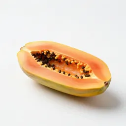 Papaya halved