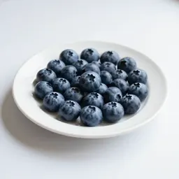Punnet of blueberries