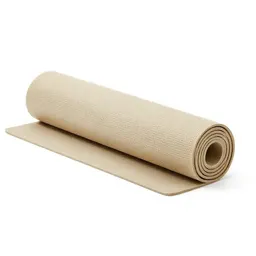Yoga mat rolled up