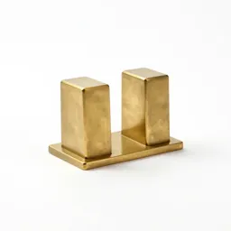 Brass bookend pair