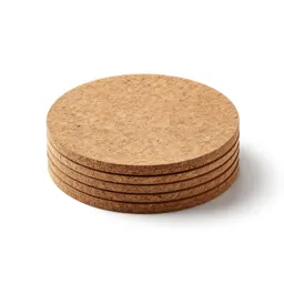 Set of coasters in cork