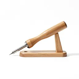 Soldering iron with a stand
