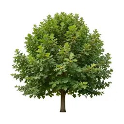 English oak in full leaf