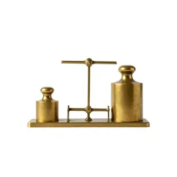 Scale with brass weights