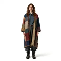 Fae trickster in patchwork