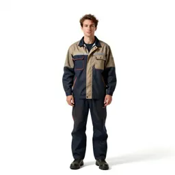 Lighthouse keeper in oilskins