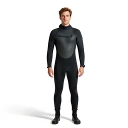 Marine biologist in a wetsuit