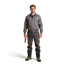 Vineyard worker with secateurs