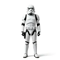 Clone trooper without a helmet