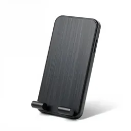 Matte black phone stand