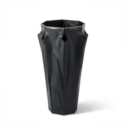 Matte black umbrella stand