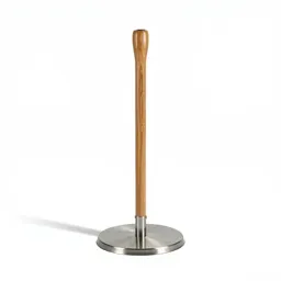 Natural wood umbrella stand