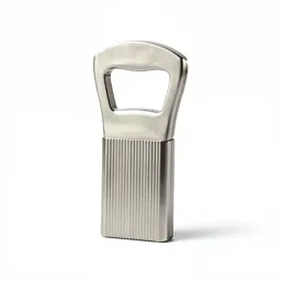 Ribbed bottle opener