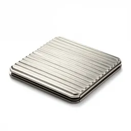 Ribbed coaster set