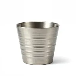 Ribbed plant pot