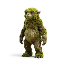 Forest spirit of moss and bark