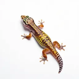 Gecko on glass