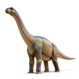 Brachiosaurus reaching upward