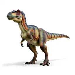 Velociraptor with feathers