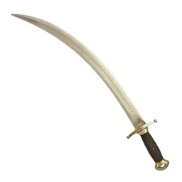 Curved scimitar