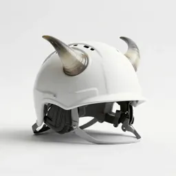 Horned helm