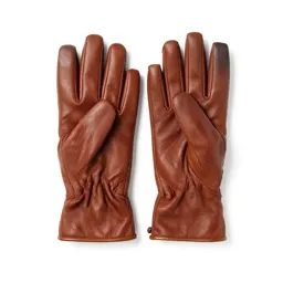 Pair of leather gloves