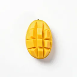 Mango sliced open