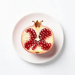 Pomegranate halved