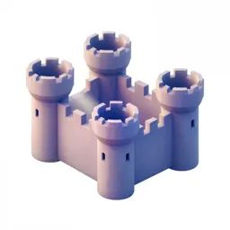 Castle fence segment