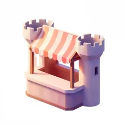Castle market stall
