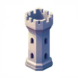 Castle pillar