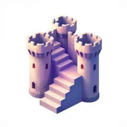 Castle staircase
