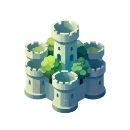 Castle tree cluster