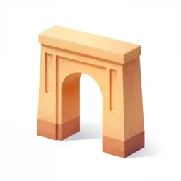 Desert outpost doorway arch