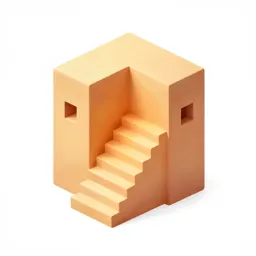 Desert outpost staircase