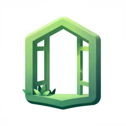 Forest village window frame