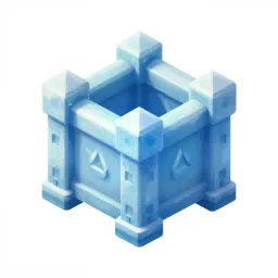 Frozen fortress fence segment