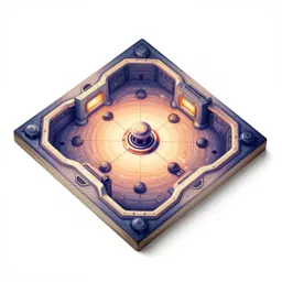 Sci-fi station dungeon floor tile