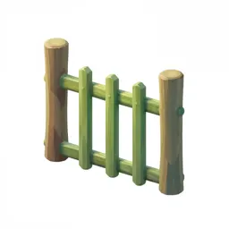 Swamp fence segment