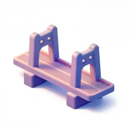 Cartoon bridge segment