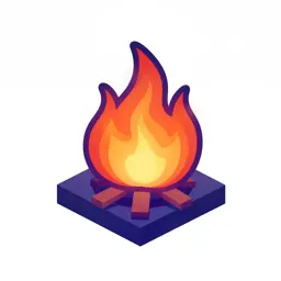 Cyberpunk campfire