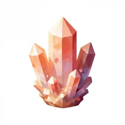 Desert crystal cluster