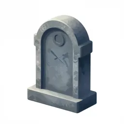 Fantasy gravestone