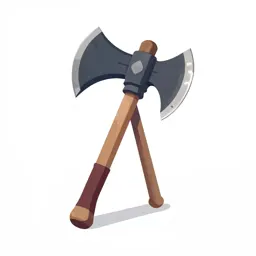 Medieval pickaxe