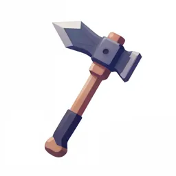 Sci-fi pickaxe