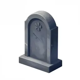Steampunk gravestone