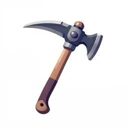 Steampunk pickaxe