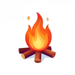 Arctic campfire