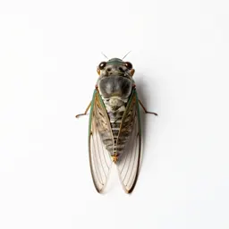 Cicada mid-song
