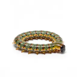 Millipede coiled